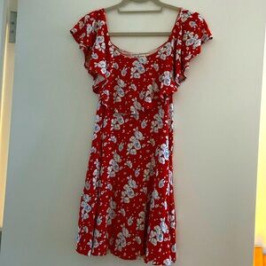 Fighting eel // flower dress xs